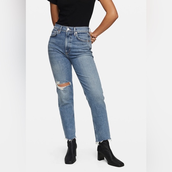 Citizens Of Humanity Denim - Citizens Of Humanity The Daphne High Rise Crop - Lucky Charm NWT 24